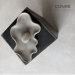 Betoninis padėklas FLOW Warm Ash, 29x18 cm | MR. CLAY
