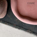 Betoninis padėklas POND Dusty Rose, 19x19,5 cm | MR. CLAY