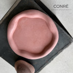 Betoninis padėklas POND Dusty Rose, 19x19,5 cm | MR. CLAY