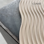 Betoninis padėklas WAVE Dunes, 25x11 cm | MR. CLAY