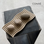 Betoninis padėklas WAVE Dunes, 25x11 cm | MR. CLAY
