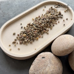 Sculptural Concrete Tray STILL “Dunes” | 9 x 17,5 cm