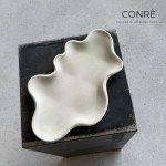 Betoninis padėklas FLOW Ivory, 29x18 cm | MR. CLAY