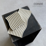 Betoninis padėklas WAVE Ivory, 25x11 cm | MR. CLAY