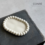 Betoninis padėklas PEARL Ivory, 12x17 cm | MR. CLAY