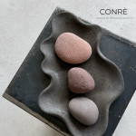 Sculptural Concrete Tray FLOW – “LAVA” | 29 x 18 cm