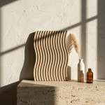 Betoninis padėklas WAVE Dunes, 25x11 cm | MR. CLAY