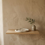 Concrete Tray POND Ivory, 19x19,5 cm | MR. CLAY