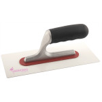 SATIN TROWEL  PVC WHITE BLADE RUBBER HANDLE