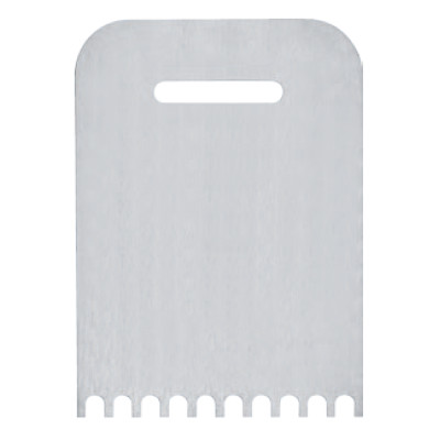 TOOTHED LARGE FLEXIBLE STEEL COMB mm.80X110