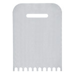 TOOTHED LARGE FLEXIBLE STEEL COMB mm.80X110