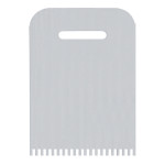 RIGHT FLEXIBLE STEEL COMB mm.80X110