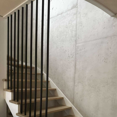 Concrete imitation with ClayBeton 7 m2 + VIDEO
