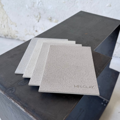 Clay Plaster Color Sample 21x29 cm – Natural or Varnished Finish