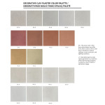 White decorative clay plaster 0-0,5 mm