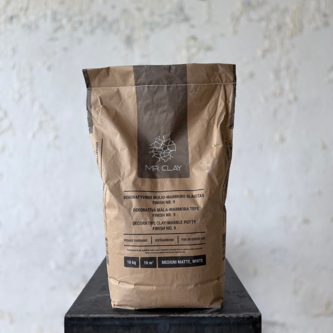 Molio - marmuro glaistas FINISH Nr. 9 meniniam dekoravimui 0-0,5 mm