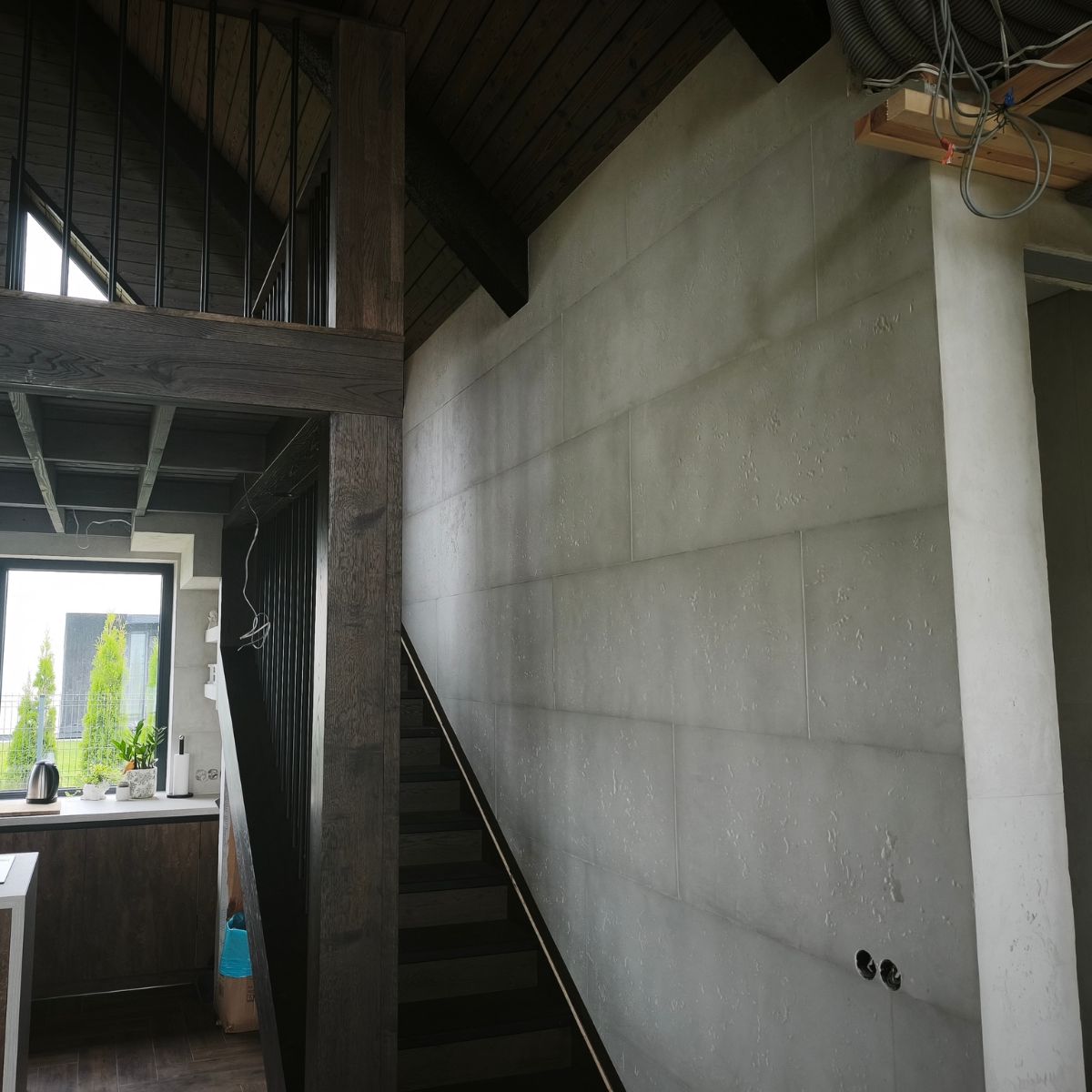 ClayBeton betono imitacijos siena