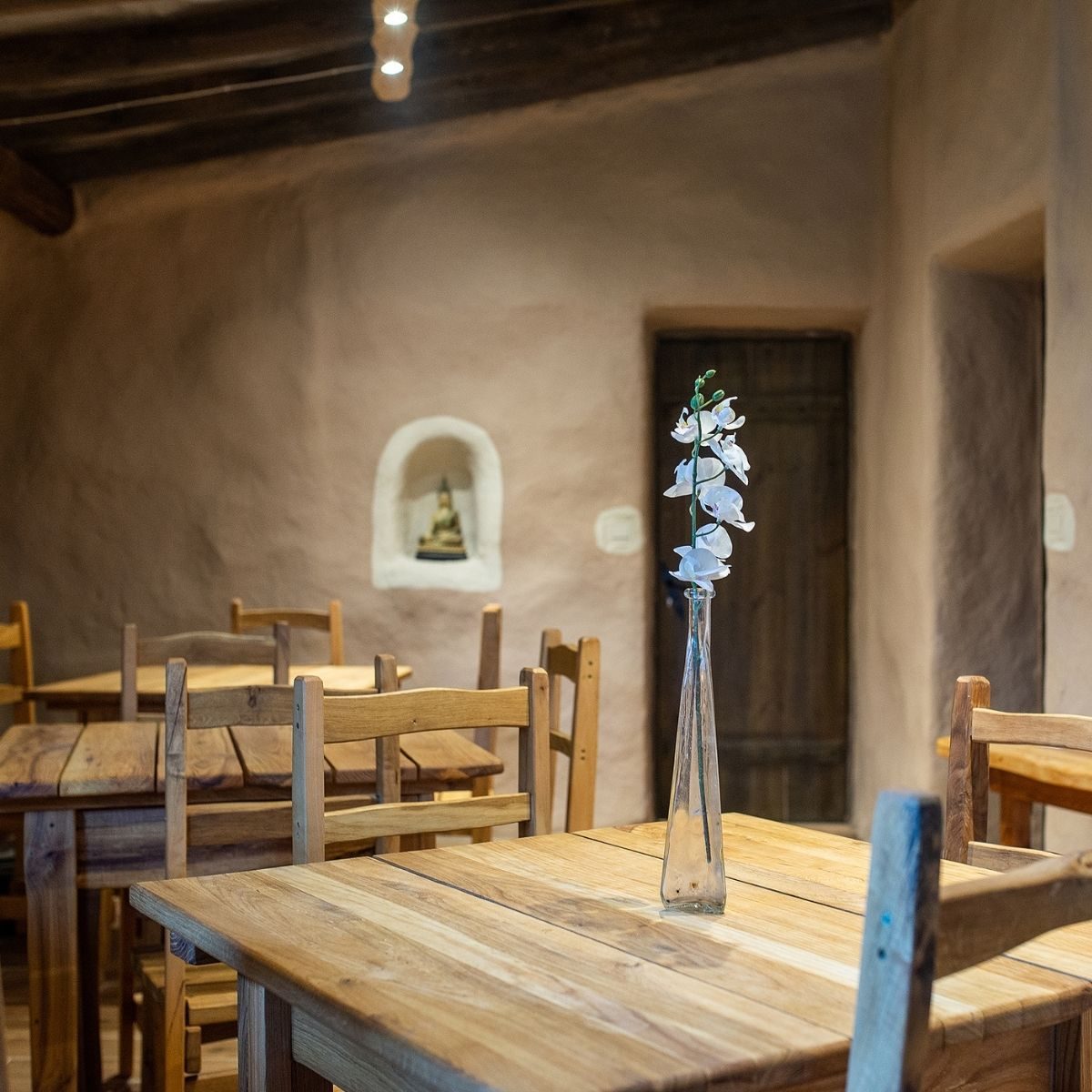 Valgomasis molio dažų sienomis – „Laumių namai“